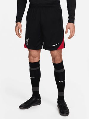 Mens Nike Liverpool FC Strike Black/Red Soccer Shorts