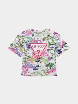 Girl's Guess Multi Flamingo Love Combo T-Shirt