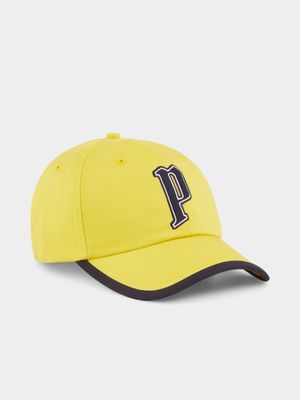 Puma Unisex Play Paris Retro Club Dad Yellow Cap