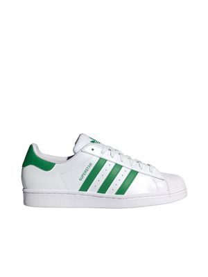 adidas Originals Men's Superstar White/Green Sneaker