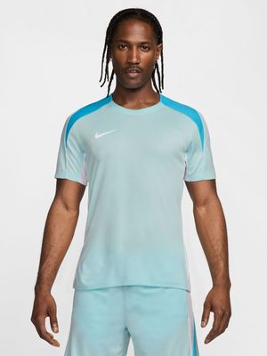 Mens Nike Dri-Fit Strike Ice Blue Soccer Top