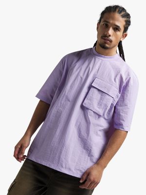 Men's Lilac Boxy Top