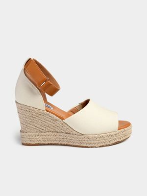 Women's Madison Natural Laura Full Vamp Espadrille Wedges