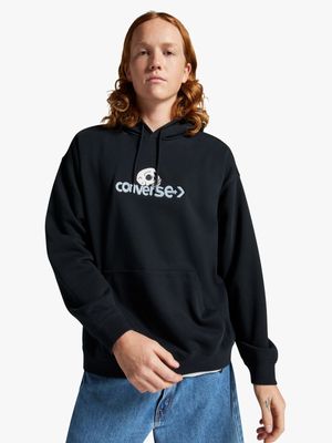 Converse Men's Skull Black Hoodie