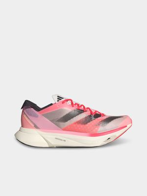 Mens adidas Adizero Adios Pro 3 Pink/White Running Shoes