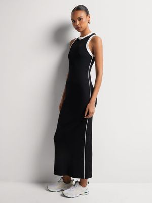 Y&G Contrast Binding Column Racer Dress