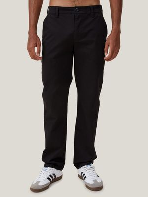 Men's Cotton On Black Regular Straight Chino