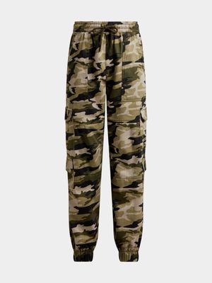 Jet Teen Boys Camo Cargo Pant