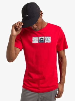 The North Face Men's Expedition System Graphic Red T-shirt