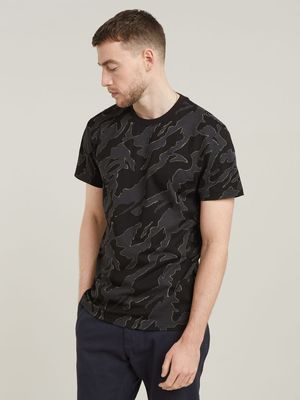 G-Star Men's Island Camo Black T-Shirt