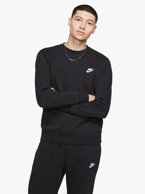 Men's Nike Sportswear Club Black Crew Top