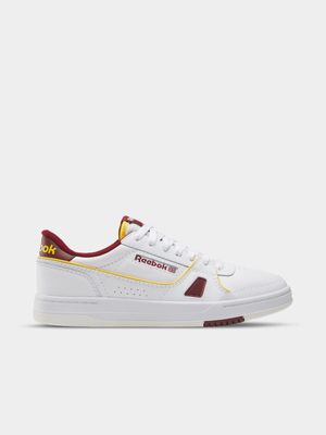 Reebok Men's LT Court White/Burgundy Sneaker