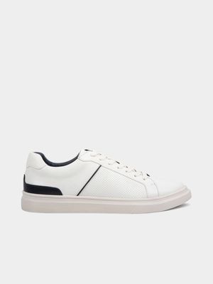 Men's Steve Madden White Slade-N Athletic Sneakers