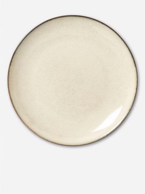 Bailey Reactive Glaze Side Plate Stone 20cm