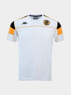 Mens Kappa Kaizer Chiefs 222 Banda Arari White Tee