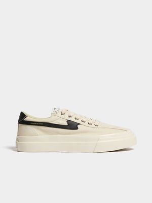 Stepney Workers Club Men's S-Strike Cream/Black Sneaker