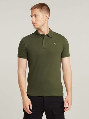 G-Star Men's Dunda Slim Green Polo