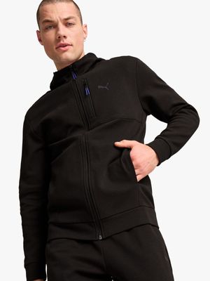 Mens Puma Open Road Full-Zip Black Hoodie