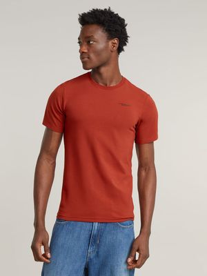 G-Star Men's Slim base Rusty Red T-Shirt