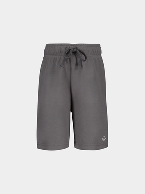 Boys TS Grey Birdseye Fitness Shorts