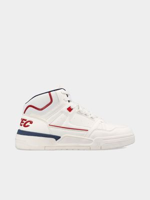 Mens Hi-Tec Freeline White/Blue/Red Mid Sneakers