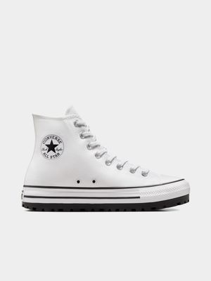 Converse Junior City Trek Mid White Sneaker