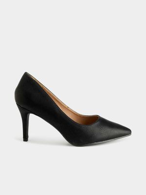 Women's Madison Black Penny 5 Plain Court Heels