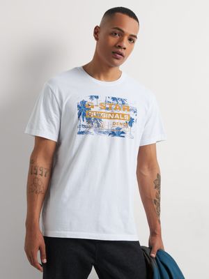 G-Star Men's Framed Palm Originals White T-Shirt