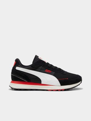 Puma Men's Road Rider Black/White Sneaker