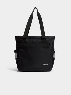 Redbat Unisex Upstyle Skater Shopper Black Bag