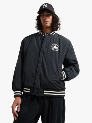 Converse Men's All Star Varsity Padded Black Jacket