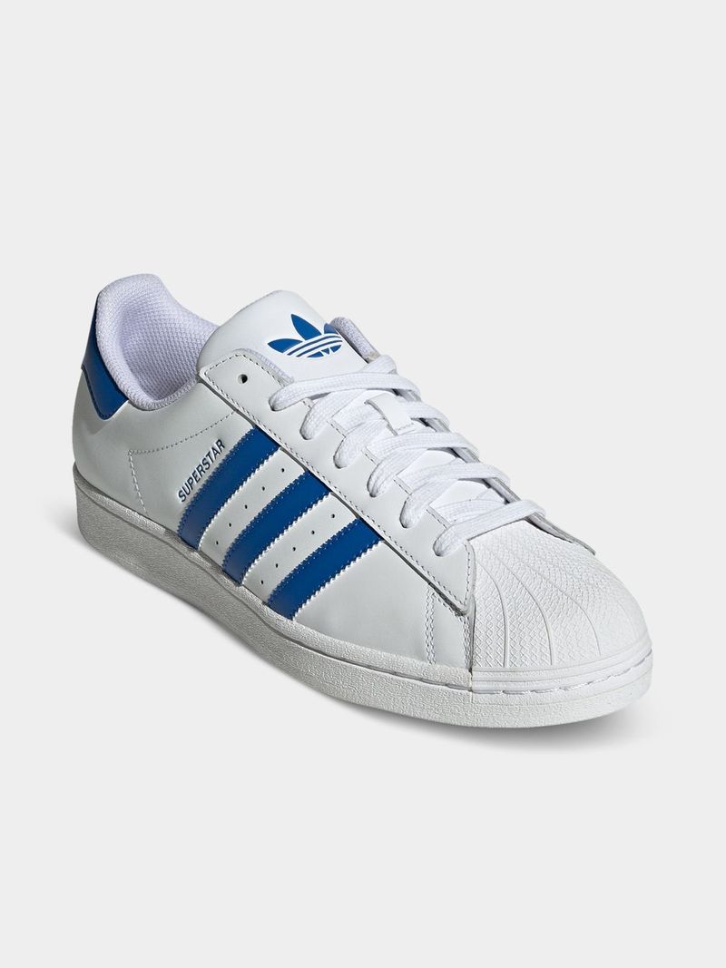 Adidas superstar navy blue and white hotsell