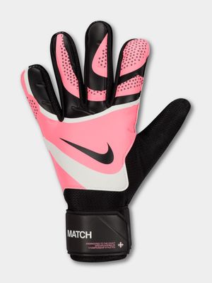 Nike Match Soccer Goalkeeper Black/Pink Gloves