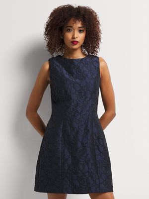 Luella Textured Shift Dress