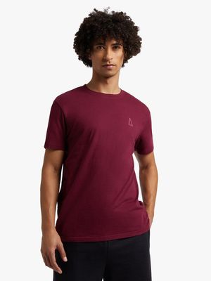 Men's Sneaker Factory Essential Burgundy Tee