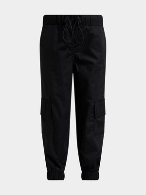 Jet Younger Girls Black Utility Pants