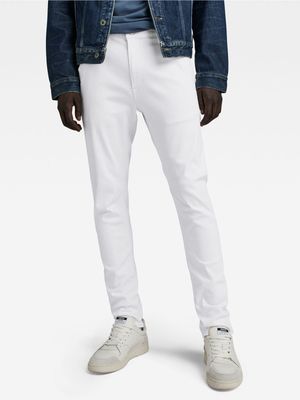 G-Star Men's Kairori 3D Slim White Jeans