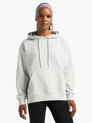 Womens TS Dynamic Fleece Grey Hoodie