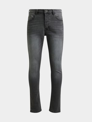 Redbat Men's Grey Super Skinny Jeans