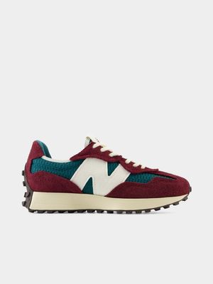 New Balance Men's 327 Burgundy Sneaker