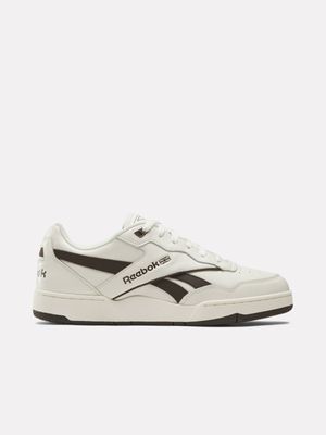 Reebok Men's BB 4000 II White/Brown Sneaker