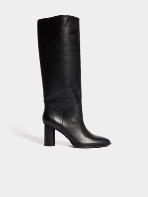 Luella Leather Shuffle Boots