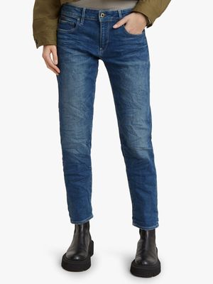 G-Star Women's Kate Boyfriend Medium Blue Jeans