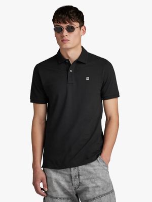 G-Star Men's Dunda Slim Black Polo Shirt