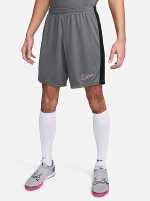 Mens Nike Dri-Fit Academy Grey/Pink Knit Shorts