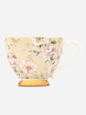 Rose Flower Mug Natural 400ml