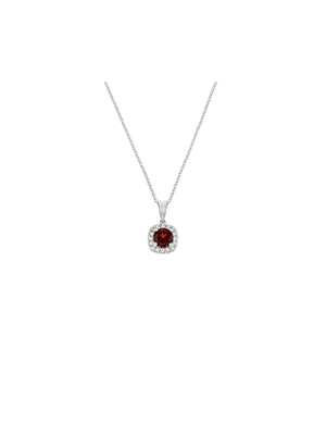 Sterling Silver January Birthstone Pendant