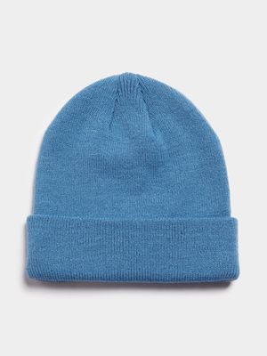 Women's Blue Basic Beanie