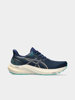 Womens Asics GT-2000 12 Blue Expanse/Champagne Running Shoes