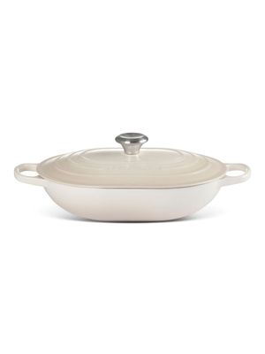 Le Creuset Oblong Casserole Oven Meringue 31cm